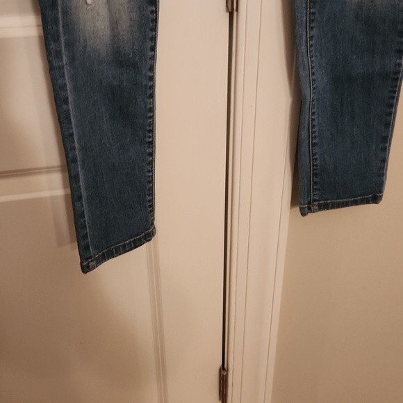 Kancan Women's Distressed Skinny Jeans Light Wash Size 26 - Picture 5 of 8